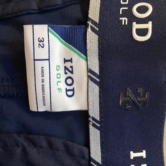 izod swingflex mens golf shorts - Picture 2 of 7